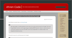 Desktop Screenshot of code.ahren.org